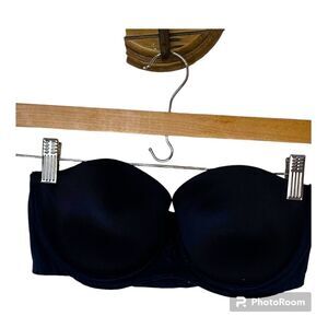 Bali Black No Slip Strapless Bra